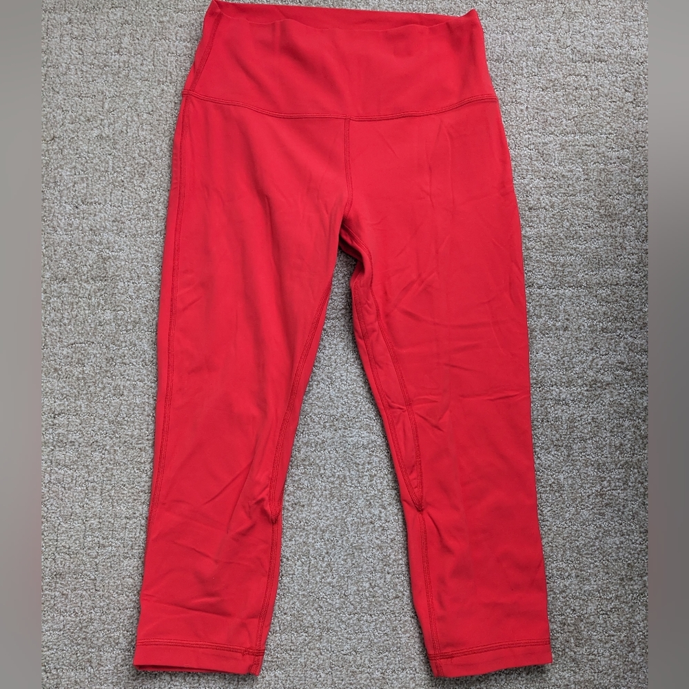 Lululemon Align High-Rise Crop 21" Love Red